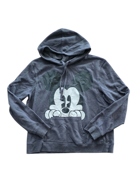 Disney Other - Disney Gray Mickey Mouse Pullover Hoodie With Kangaroo Pocket XL